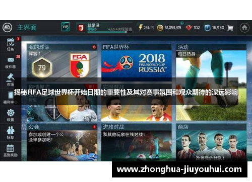 揭秘FIFA足球世界杯开始日期的重要性及其对赛事氛围和观众期待的深远影响